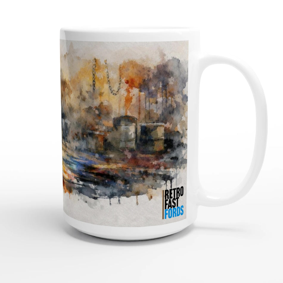 No1 Dad White ST150 White 15oz Ceramic Mug