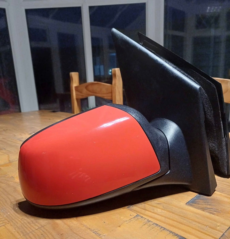 Genuine Ford Fiesta mk6 Colorado red wing mirrors Pre Face-lift 2002-2005 ST150 ZETEC S 1.25 1.4 1.6