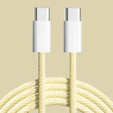 USB Type C to C Braided Colourful Charging Data Cable 1M 30W