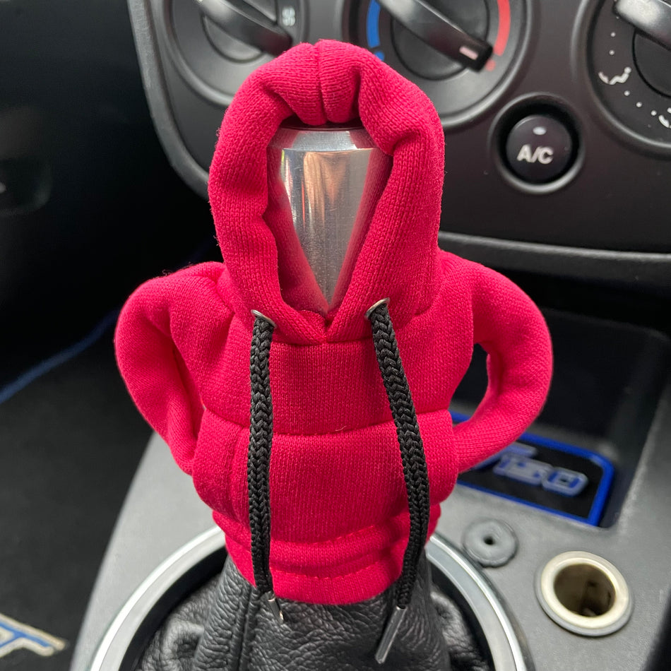 Red Novelty Gear Stick Hoodie - Retro Fast Fords