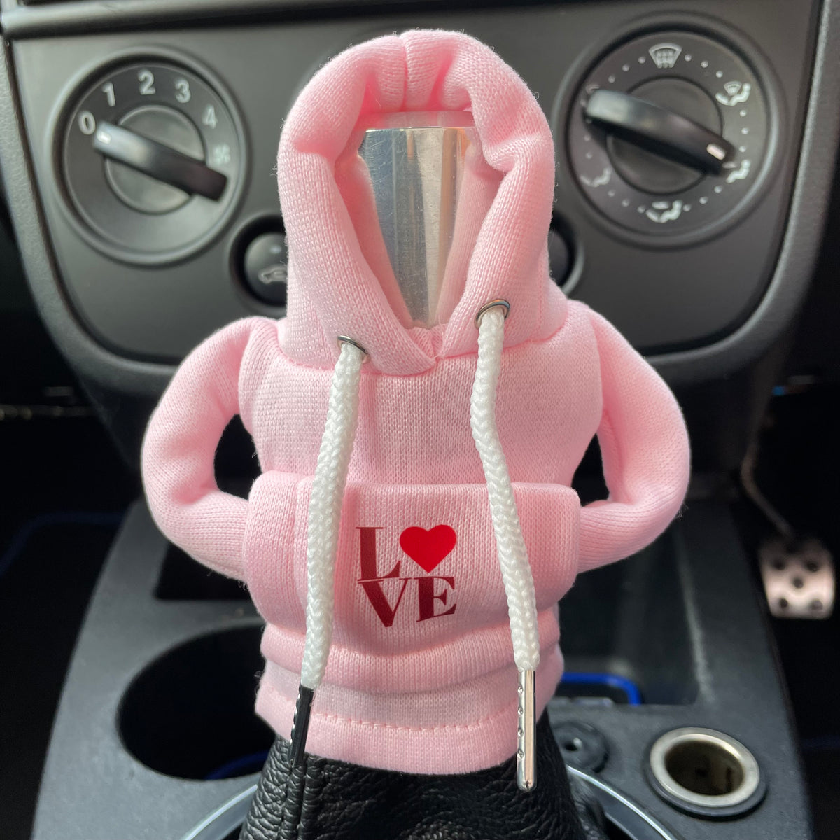 Love Pink Novelty Gear Stick Hoodie - Retro Fast Fords