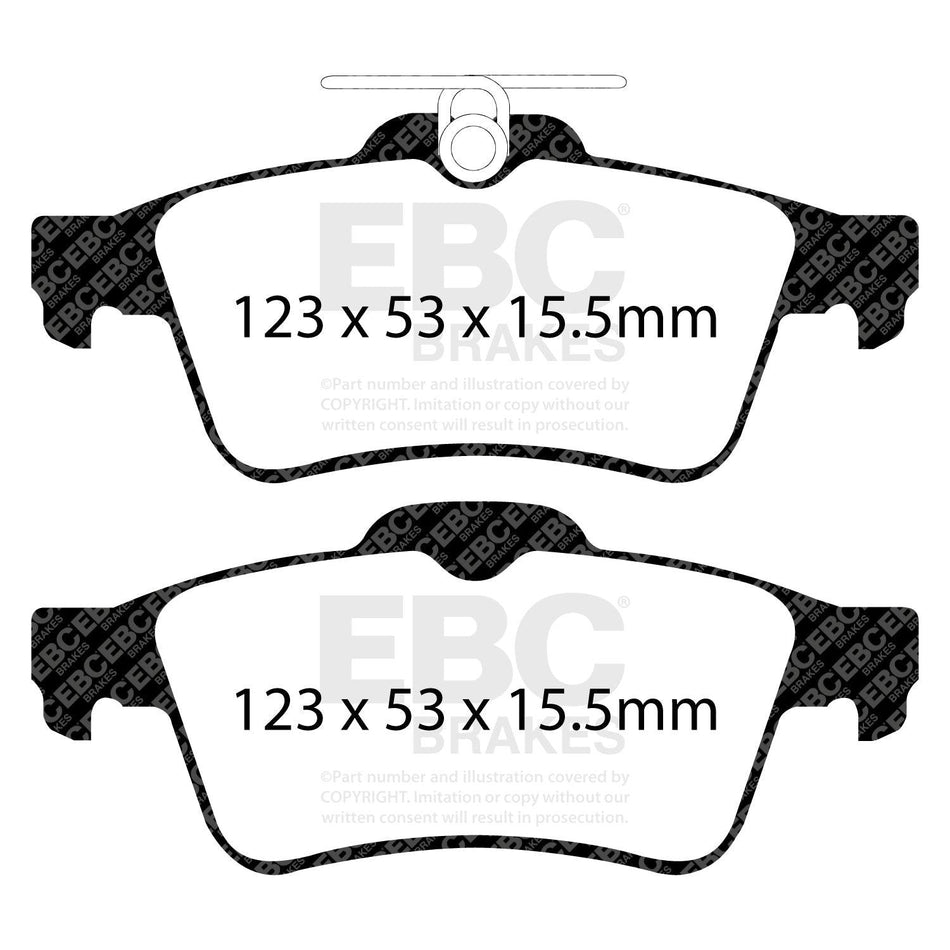 EBC Brakes Pad and Disc Kit (PD04KR331) - Ford Focus Mk3 RS