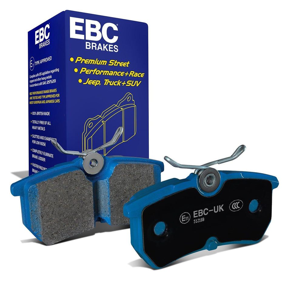 EBC Bluestuff B Super-Street & Trackday Brake Pads (DP51218B) Mk6 Fiesta ST150, Mk7 Fiesta ST-2, Focus Mk1 ST170