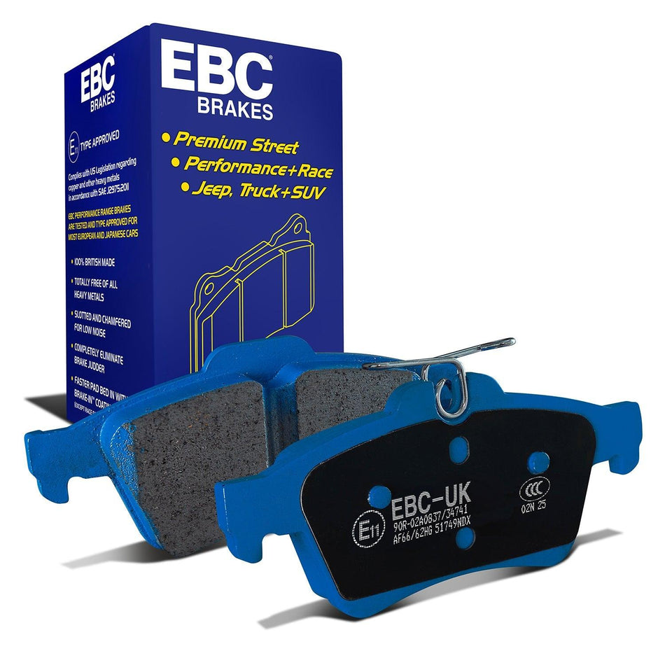 EBC Bluestuff NDX Trackday Brake Pad Set (DP51749NDX) Ford Focus Mk3 RS