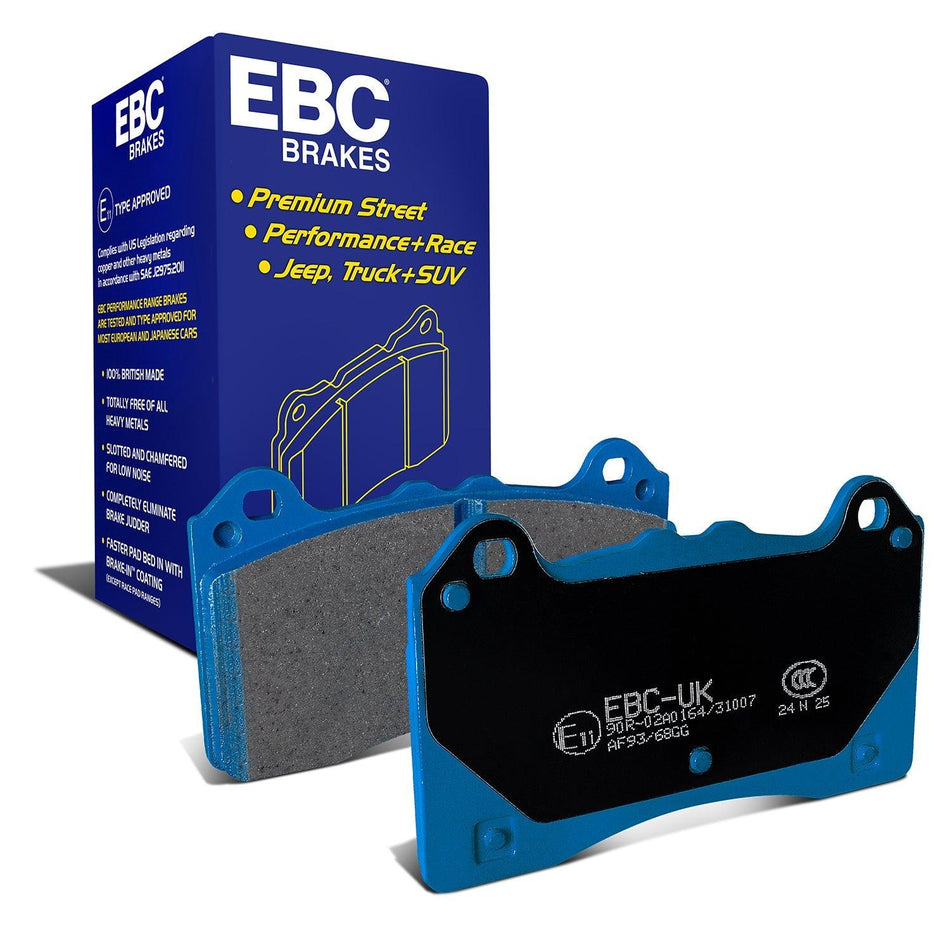 EBC Bluestuff NDX Trackday Brake Pad Set (DP52274NDX) Ford Focus Mk3 RS