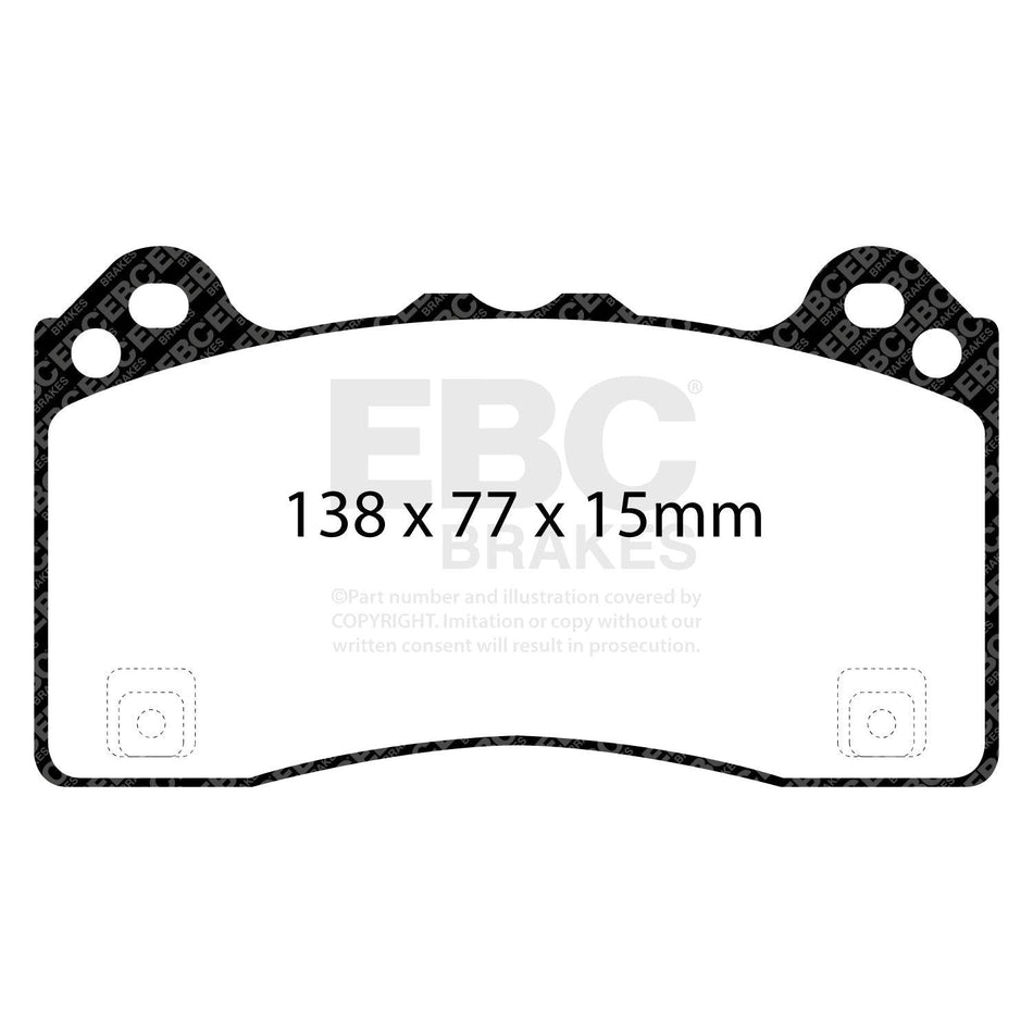 EBC Brakes Pad and Disc Kit (PD03KF1530) - Ford Focus Mk3 RS