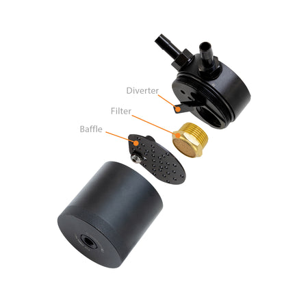 Mishimoto Ford Focus ST Baffled Oil Catch Can, 2013-2018
