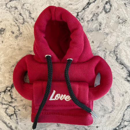 Valentines Love Novelty Gear Stick Hoodie Red - Retro Fast Fords