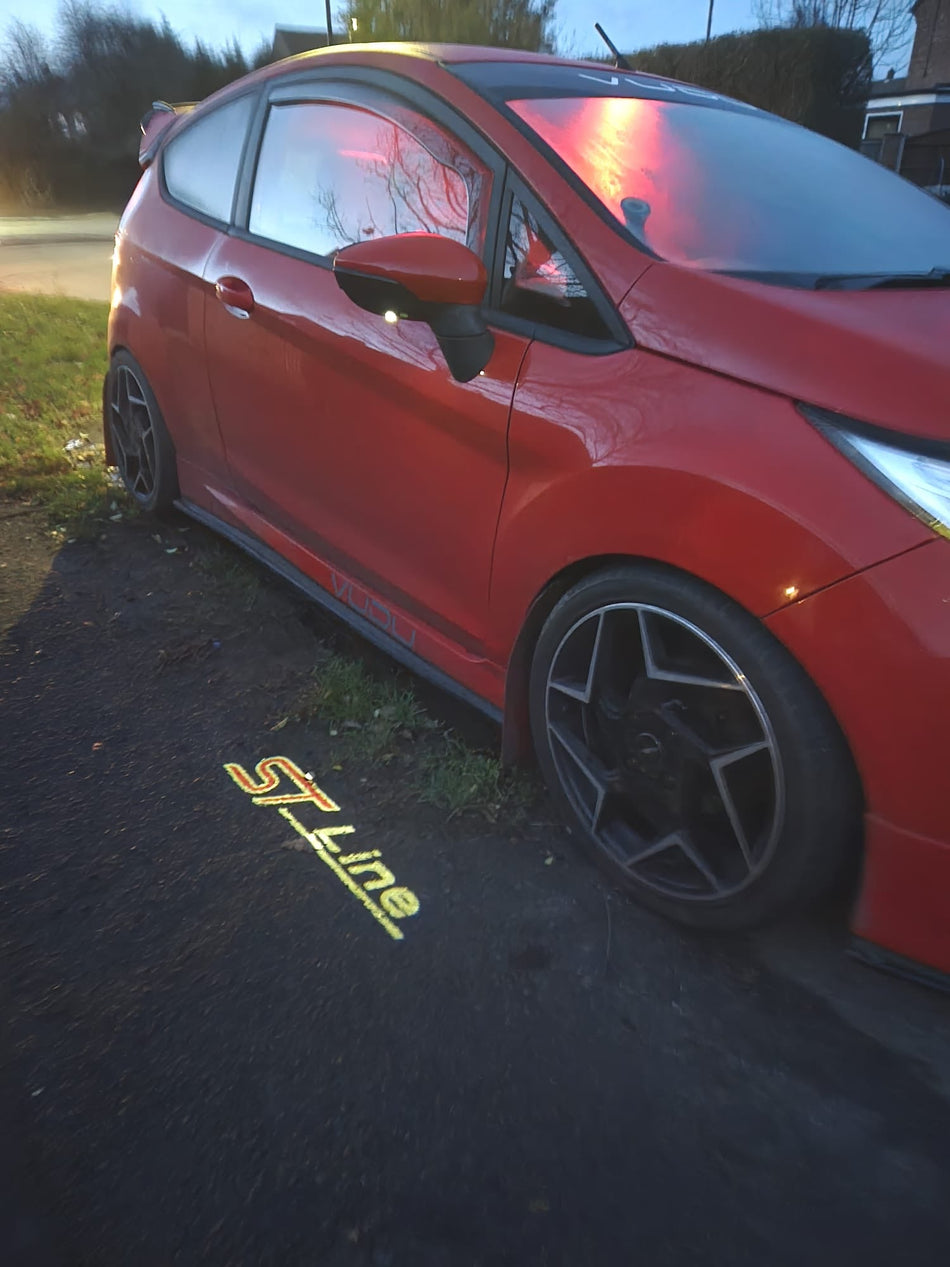 Ford Fiesta MK7 / MK7.5 - ST-Line Logo Projector Puddle Light Replacement Units (2008-2017)