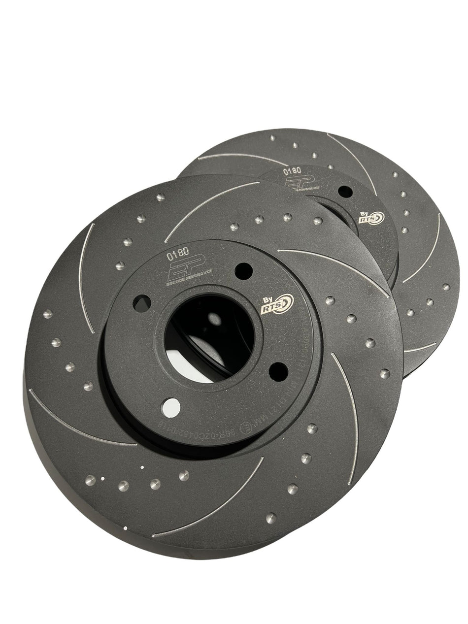 ** CLEARANCE ** Enhanced Performance (By RTS) Front Brake Disc Upgrade - MK7 & MK8 Fiesta ST  ** NONE RETURN **