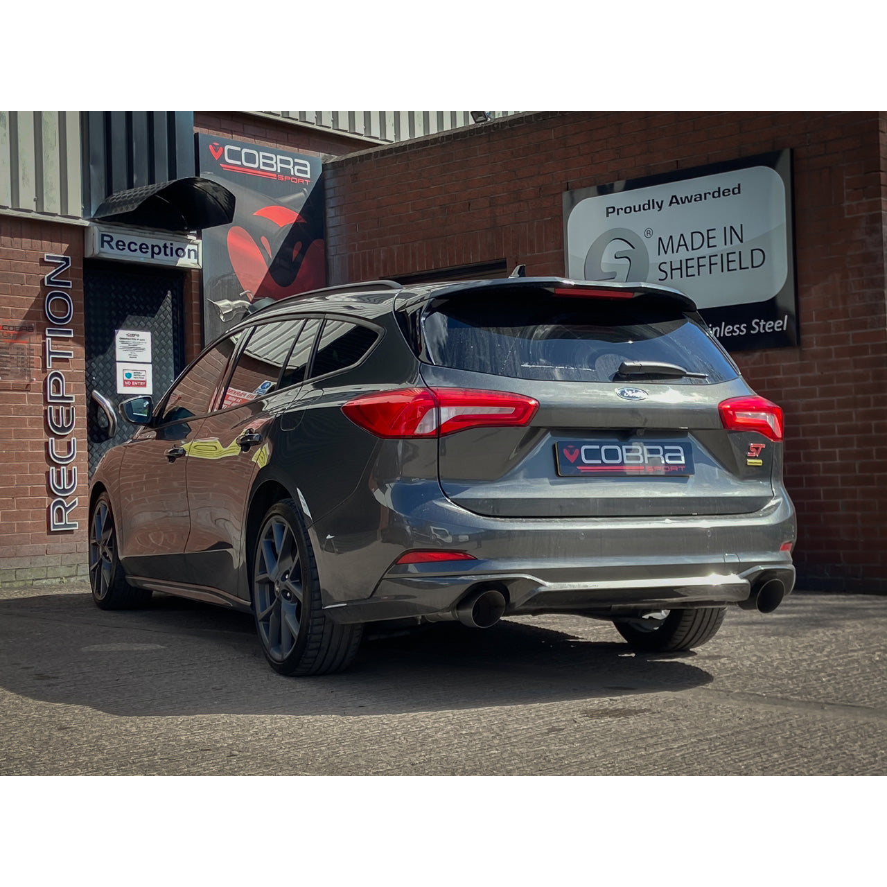 Ford Focus ST Estate (Mk4) Front Downpipe Sports Cat / De-Cat Performance Exhaust