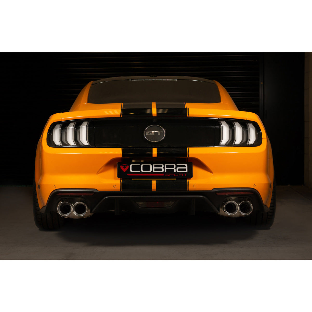 Ford Mustang 5.0 V8 GT (2018>) Facelift 3" Valved Cat Back Performance Exhaust