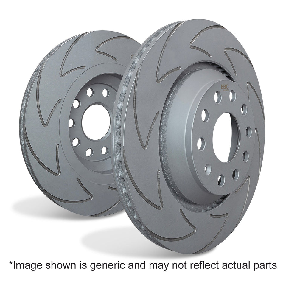 EBC BSD Series Sport Discs (Pair) (BSD1334) Front RS Focus Mk1