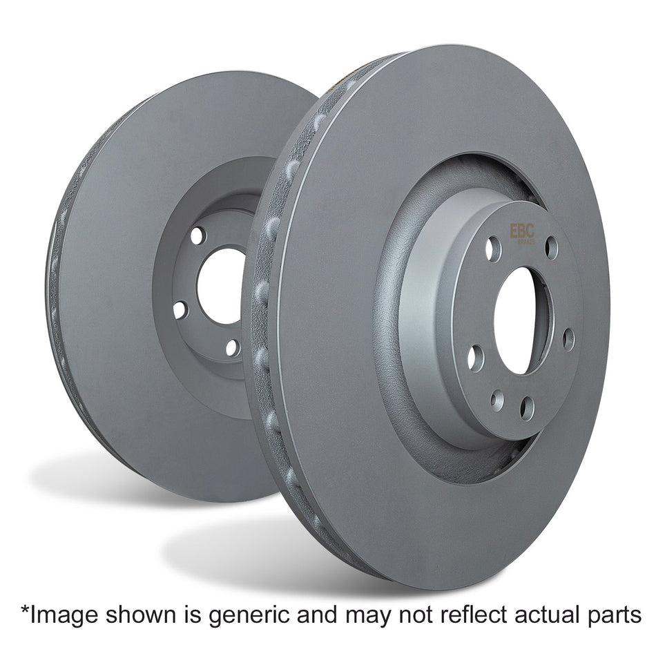 EBC D Series Premium OE Replacement Discs (Pair) (D1036) Front RS Focus Mk1