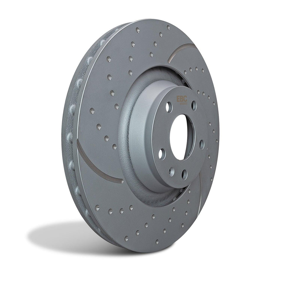 EBC GD Series Slotted and Dimpled Sport Discs (Pair) (GD1097) Ford Focus Mk1 ST170