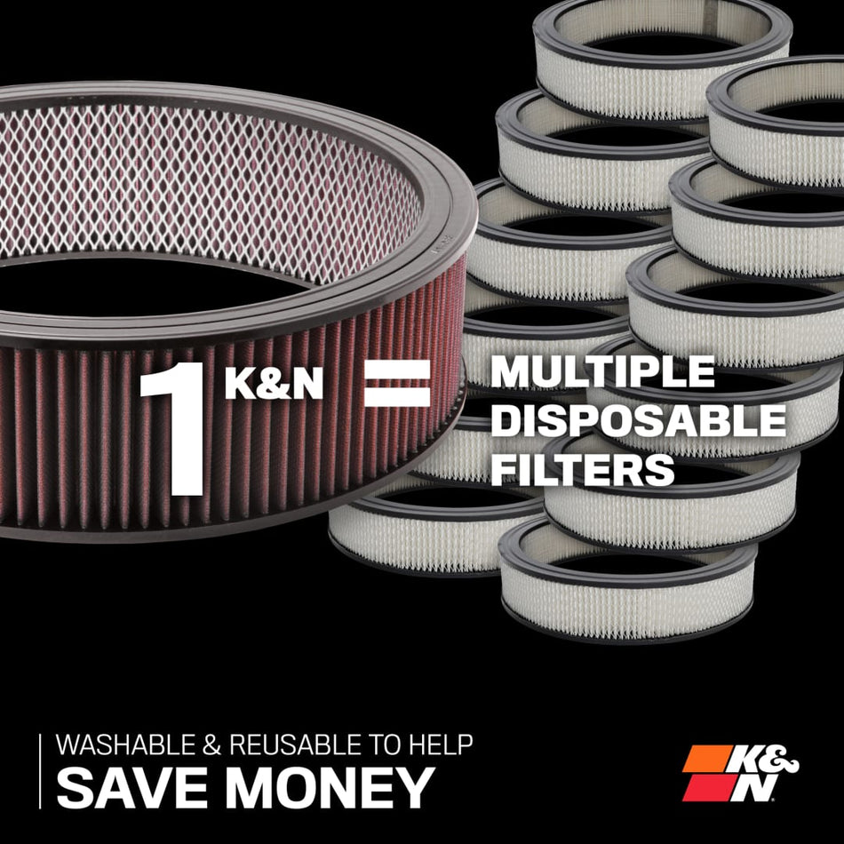 K&N Replacement Air Filter – Ford Sierra – E-1080