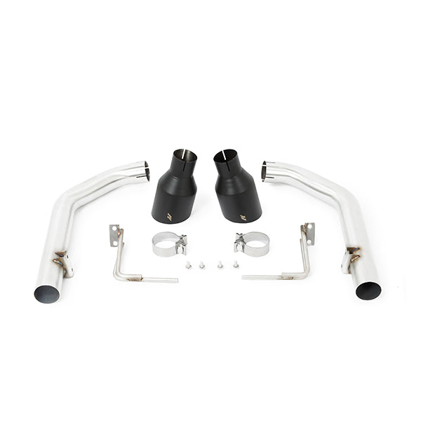 Mishimoto 2015-2017 Ford Mustang GT Race Axle-back, Black Tips for Ford Mustang