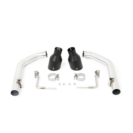 Mishimoto 2015-2017 Ford Mustang GT Race Axle-back, Black Tips for Ford Mustang