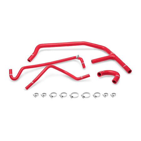 Mishimoto 2015-2017 Ford Mustang Ecoboost Silicone ANC Hoses, Red for Ford Mustang