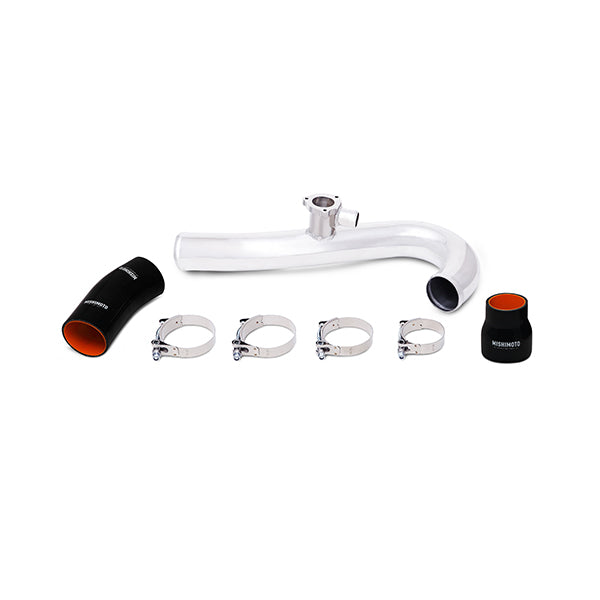 Mishimoto Ford Mustang EcoBoost Hot-Side Intercooler Pipe Kit, 2015-2023, Polished for Ford Mustang