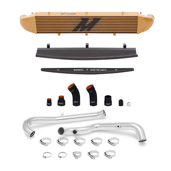 Mishimoto Ford Fiesta ST Intercooler Kit, 2014-2019, Gold w/ Polished Pipes for Ford Fiesta