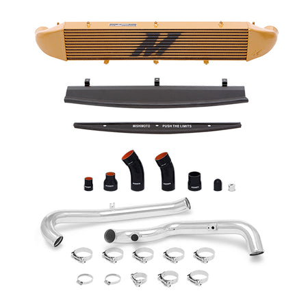 Mishimoto Ford Fiesta ST Intercooler Kit, 2014-2019, Gold w/ Polished Pipes for Ford Fiesta