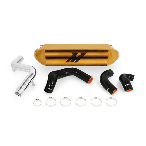 Mishimoto Ford Focus ST Intercooler Kit, 2013-2018, Gold w/ Polished Pipes for Ford Focus