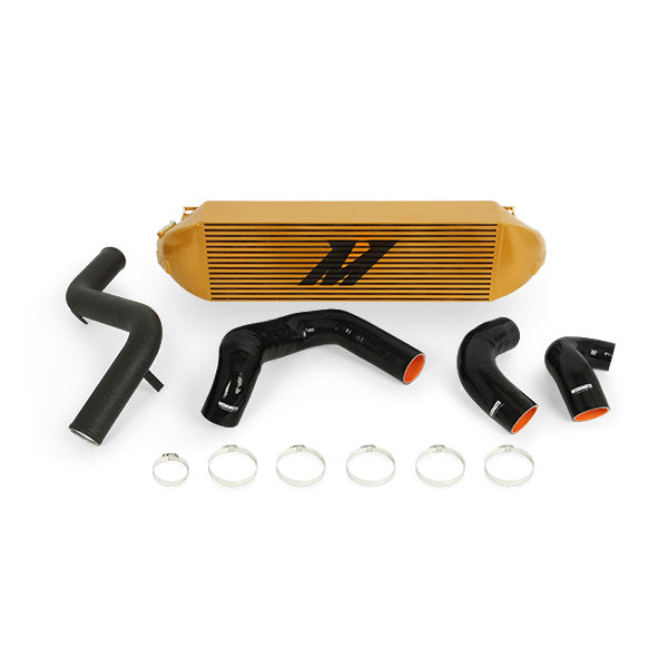 Mishimoto Ford Focus ST Intercooler Kit, 2013-2018, Gold w/ Wrinkle Black Pipes for Ford Focus