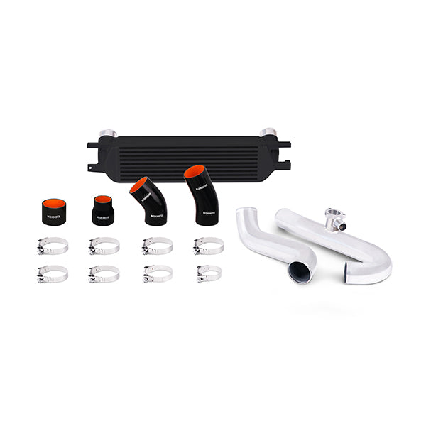 Mishimoto Ford Mustang EcoBoost Intercooler Kit, 2015-2023, Black w/ Polished Pipes for Ford Mustang