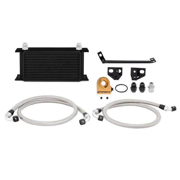 Mishimoto 2015-2017 Ford Mustang Ecoboost T-stat Oil Cooler, Black for Ford Mustang