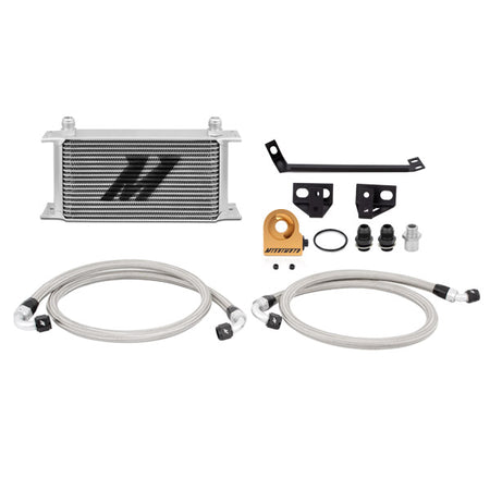 Mishimoto 2015-2017 Ford Mustang Ecoboost T-stat Oil Cooler, Silver for Ford Mustang