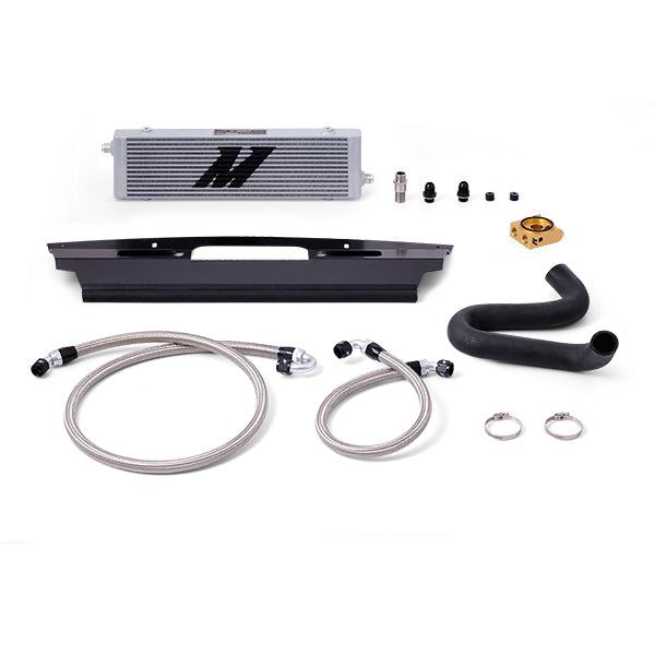 Mishimoto Ford Mustang GT Thermostatic Oil Cooler Kit, 2015-2017, Silver for Ford Mustang