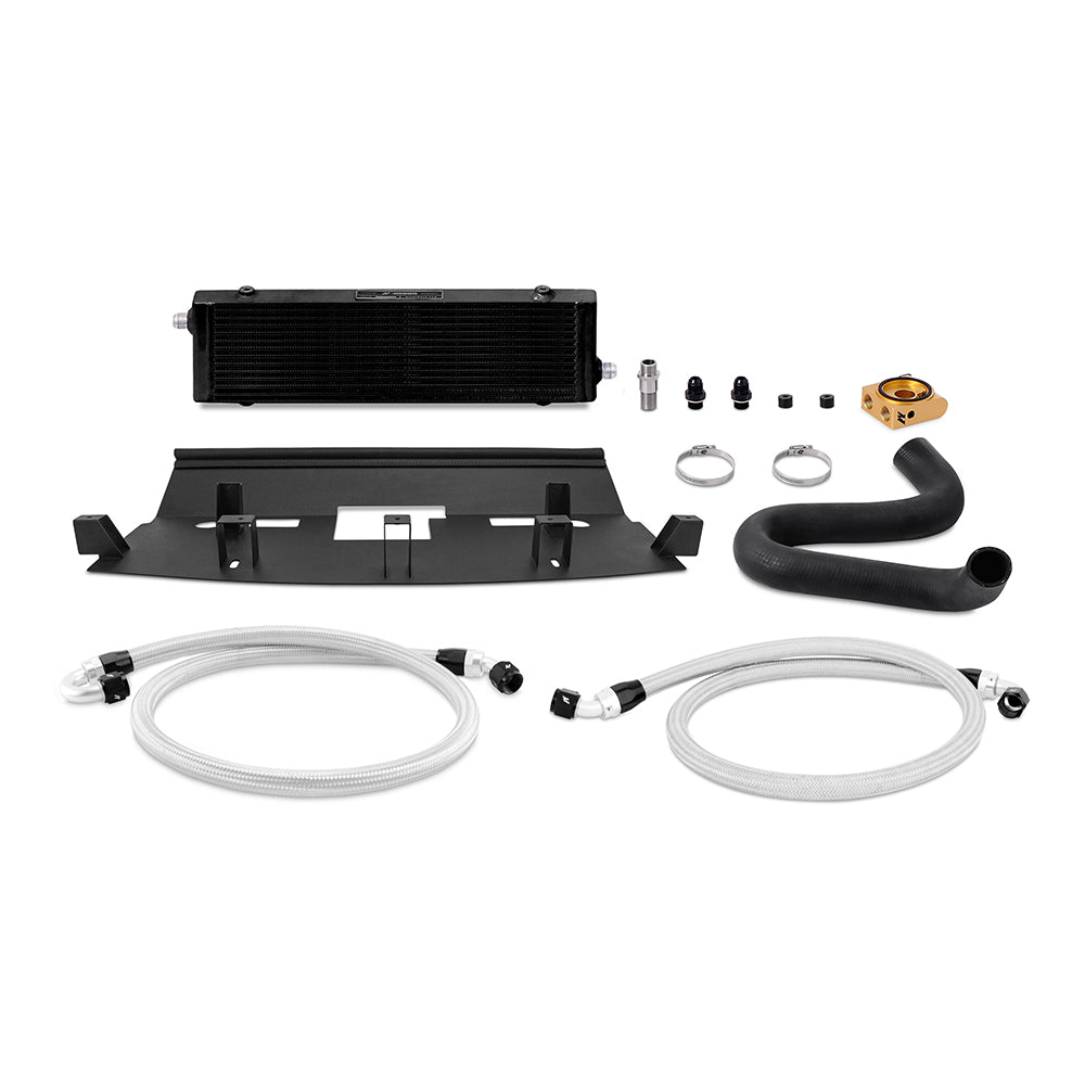 Mishimoto 18-23 Ford Mustang GT Oil Cooler Kit, Black, Thermostatic for Ford Mustang