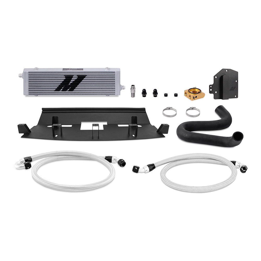 Mishimoto 18-23 Ford Mustang GT RHD Oil Cooler Kit, Silver, Thermostatic for Ford Mustang