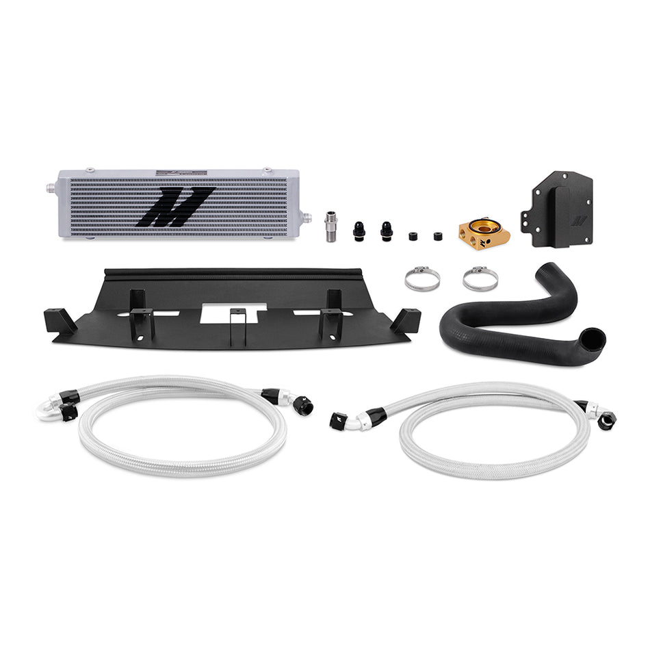 Mishimoto 18-23 Ford Mustang GT RHD Oil Cooler Kit, Silver, Thermostatic for Ford Mustang