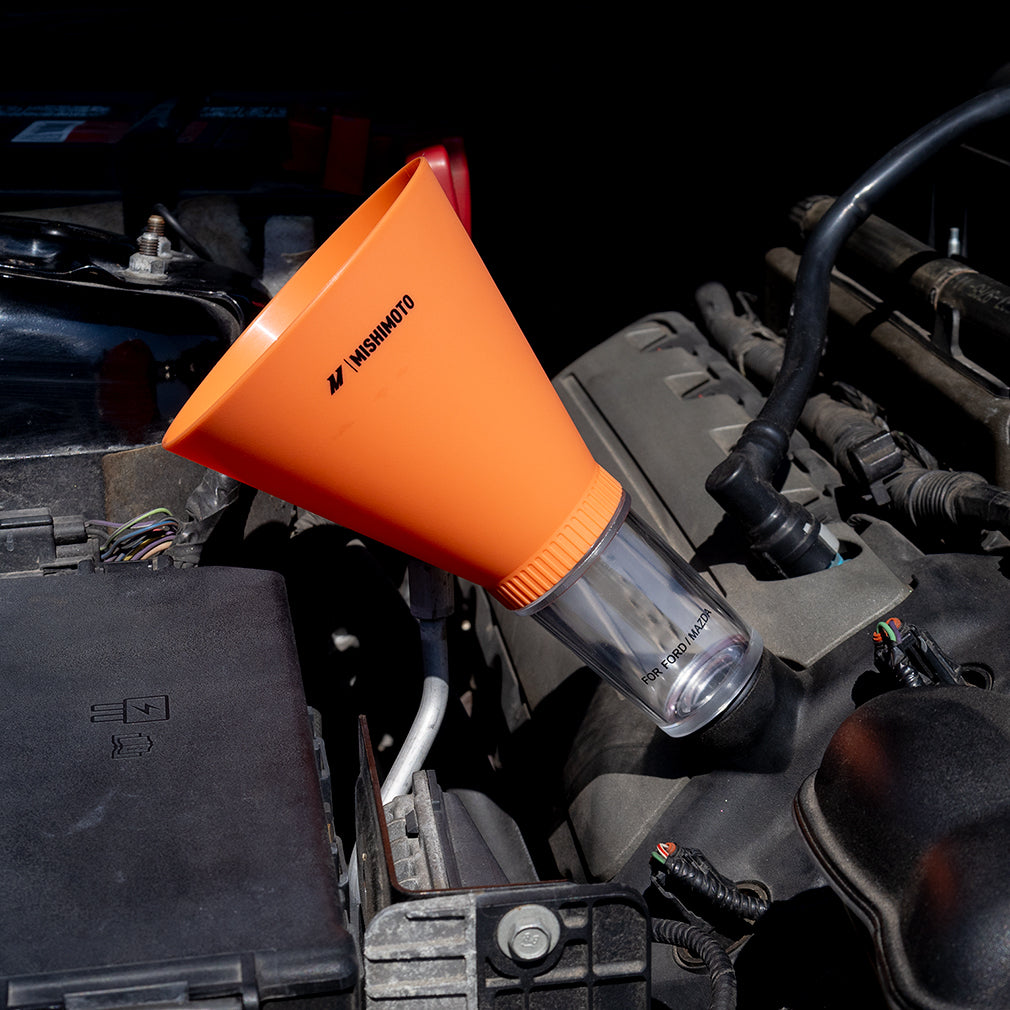 Mishimoto Screw On Oil Funnel, Full Kit