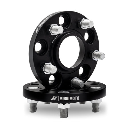 Mishimoto Wheel Spacers, 5X114.3, 70.5, 20, M14, Black for Ford Mustang