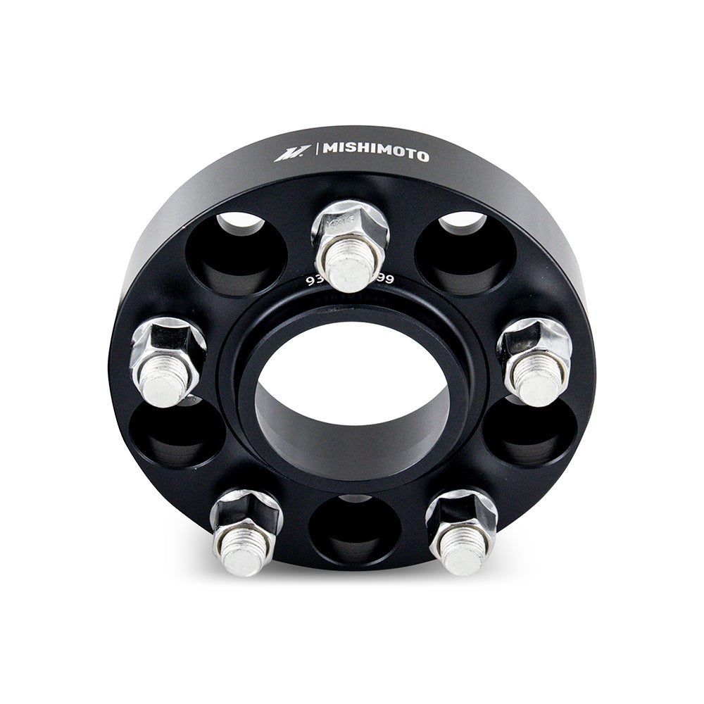 Mishimoto Wheel Spacers, 5X114.3, 70.5, 25, M14, Black