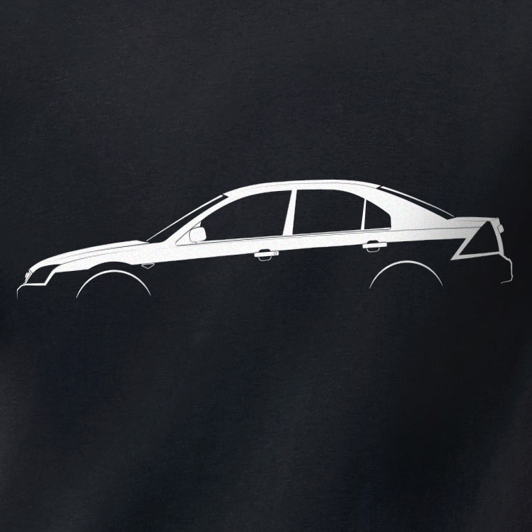 Ford Mondeo ST Silhouette T-Shirt by Retro Fast Fords