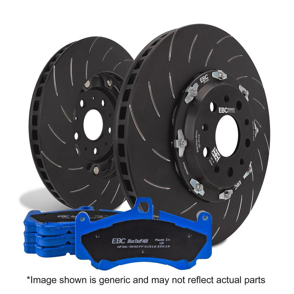 EBC Pad + 2 Piece Disc Kit P2DK003B Front - Ford Focus Mk3 RS