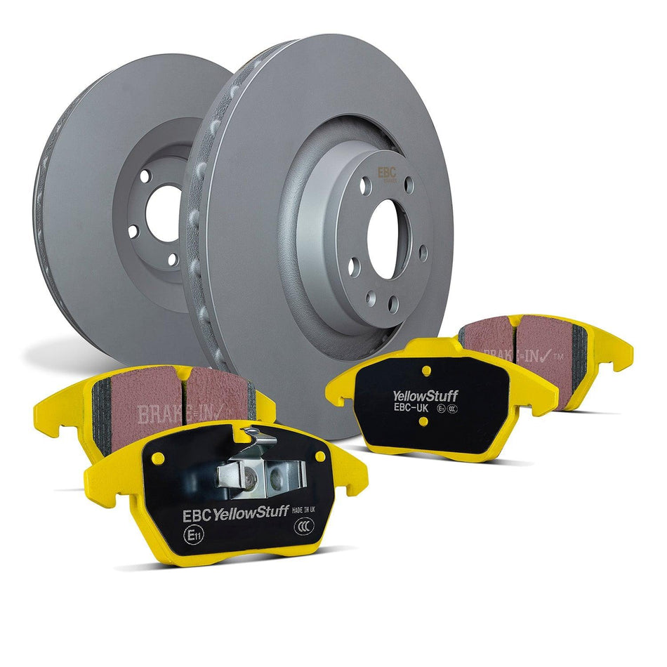 EBC Brakes Pad and Disc Kit (PD03KF485) Ford Focus Mk1 ST170