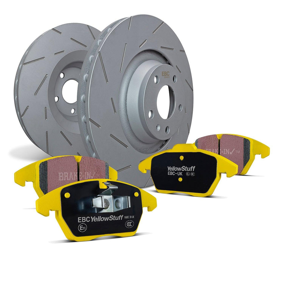 EBC Brakes Pad and Disc Kit (PD08KR380) - Ford Focus Mk3 RS