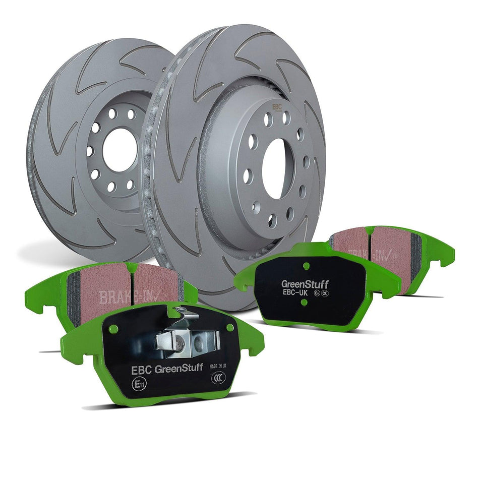EBC Brakes Pad and Disc Kit (PD16KF038) Mk6 Fiesta ST150