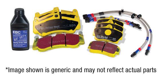 EBC Performance Pack Pad & Line Kit with Yellowstuff Pads (PLK1031) Mk6 Fiesta ST150, Mk7 Fiesta ST-2, Mk1 Focus ST170