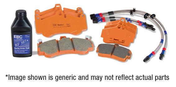 EBC Performance Pack Pad & Line Kit with Orangestuff Pads (PLK1037R) Ford Focus Mk2 RS