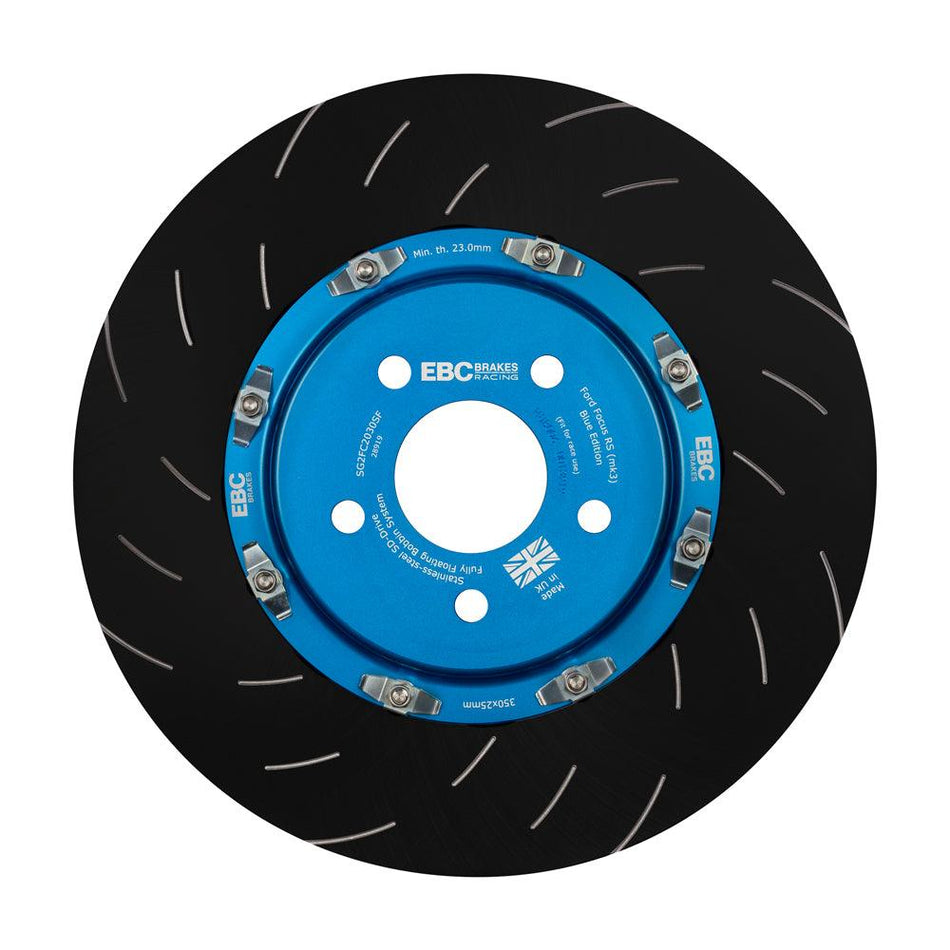 EBC Swept groove 2-piece floating disc conversion Special Finish - (SG2FC2030SF) Front - Ford Focus Mk3 RS