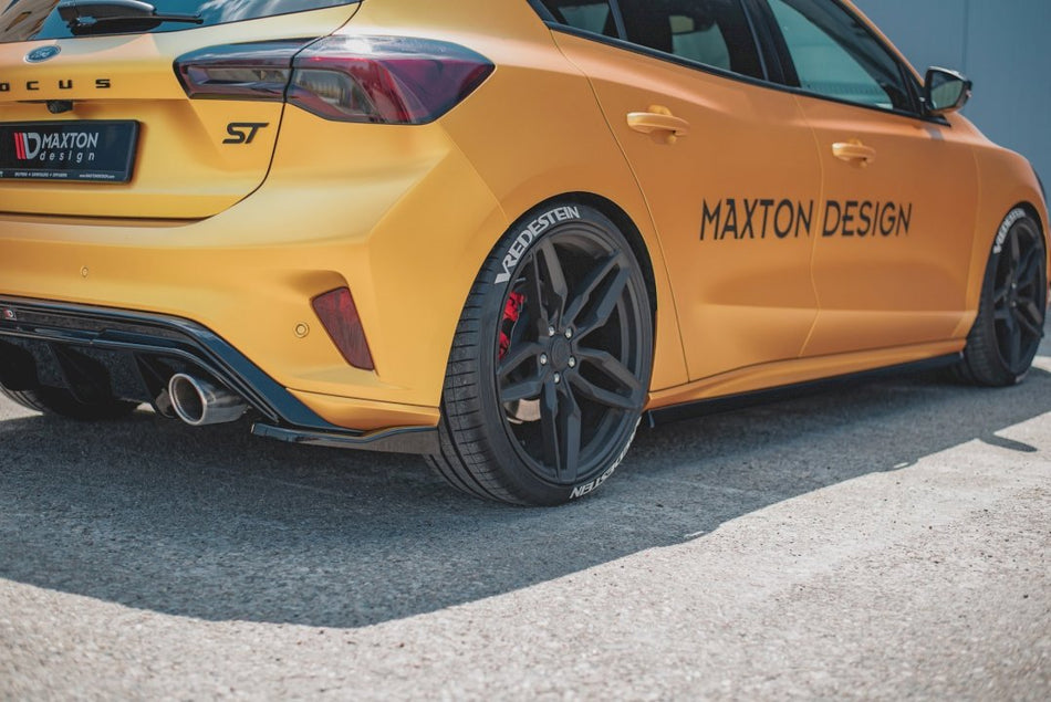 Maxton Design -  Rear Side Splitters V.3 (For rear valance v.2) Ford Focus Hatchback ST Mk4