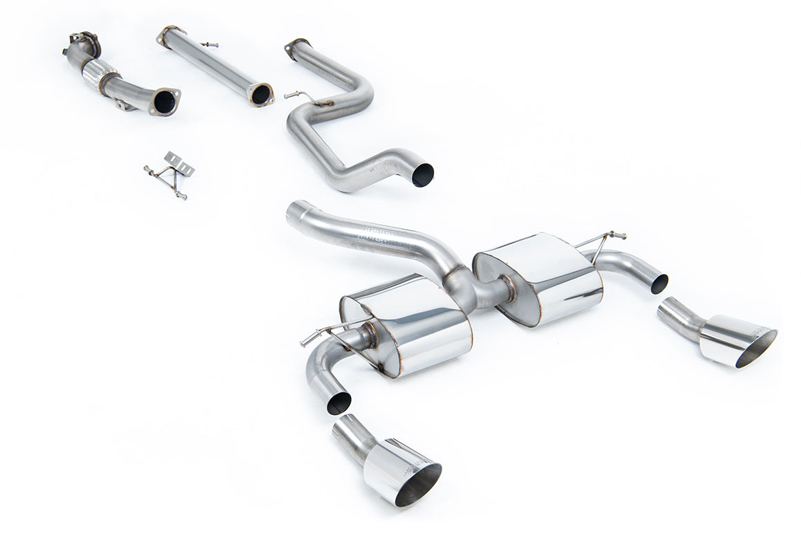 Milltek Sport Turbo-back excluding Hi-Flow Sports Cat Ford Focus