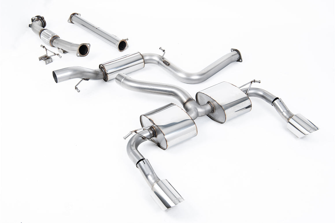 Milltek Sport Turbo-back excluding Hi-Flow Sports Cat Ford Focus