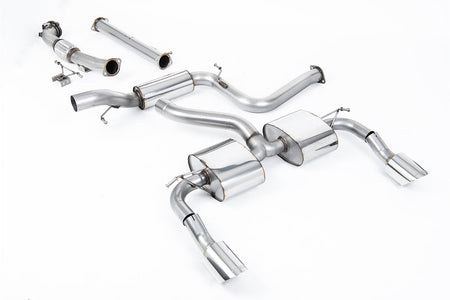 Milltek Sport Turbo-back excluding Hi-Flow Sports Cat Ford Focus